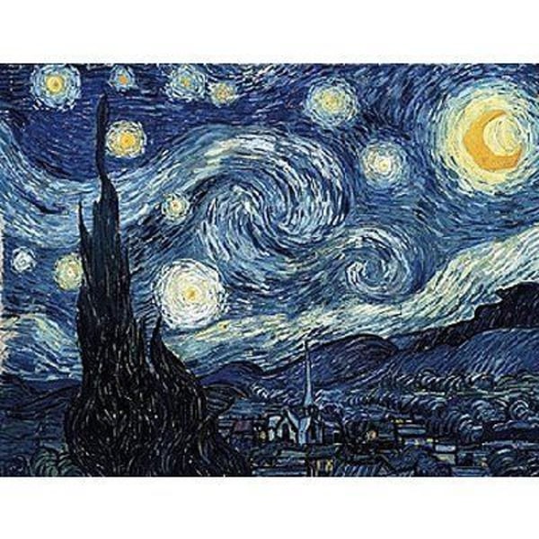 Taidepuzzle 350 palaa - Michèle Wilson - Van Gogh: Tähtikirkas yö - Taulut ja maalaukset - Vaikea puzzle