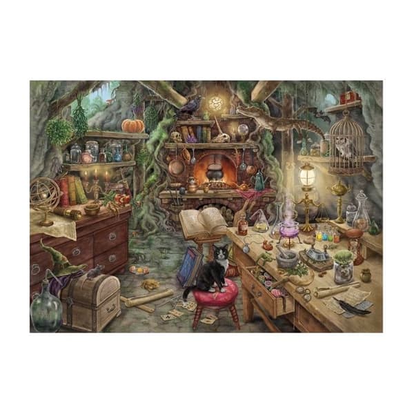 Ravensburger Space Puzzle 759 bitar - Häxans kök - Barn - Livsscen - Brun brun