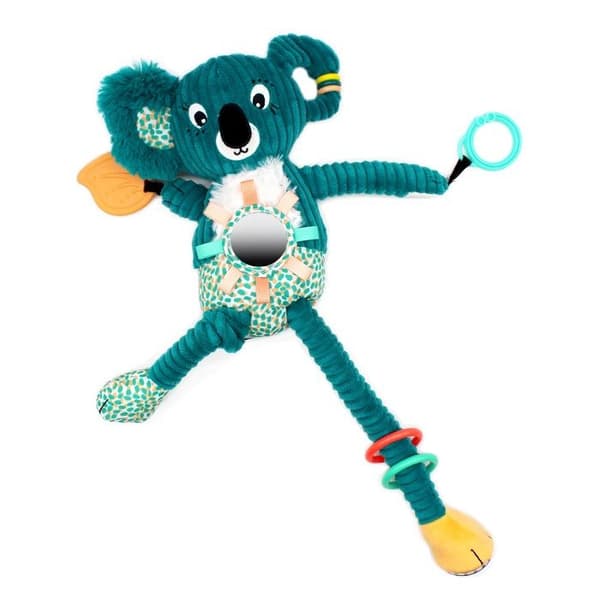 Sanse legetøj - LES DÉGLINGOS - Berlingos koala - Multiactivitet nomade - Genanvendt polyester fyld - 12-24 måneder Blå