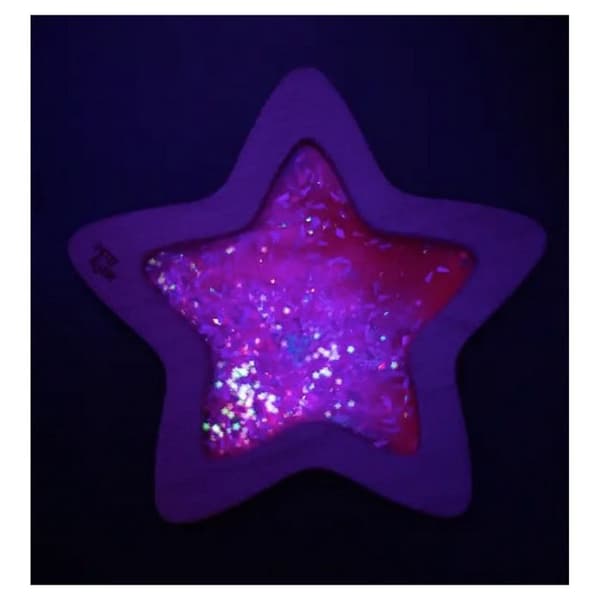 Etoile sensoriel - PETIT BOUM - PBFSNEBULA - Rosa - 19x1x2 cm - Lyser i mørket Ros