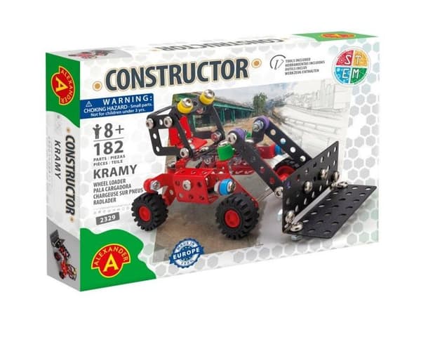 Alexander Toys - Constructor Kramy - Hjulgraver Röd