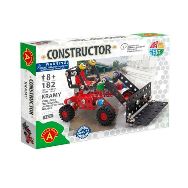 Alexander Toys - Constructor Kramy - Hjullastare Röd