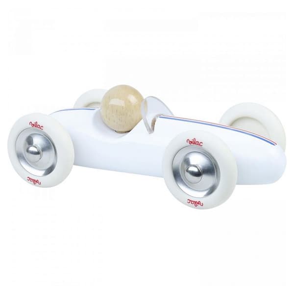 Vilac - Vintage MM vit Grand Prix bil Vit