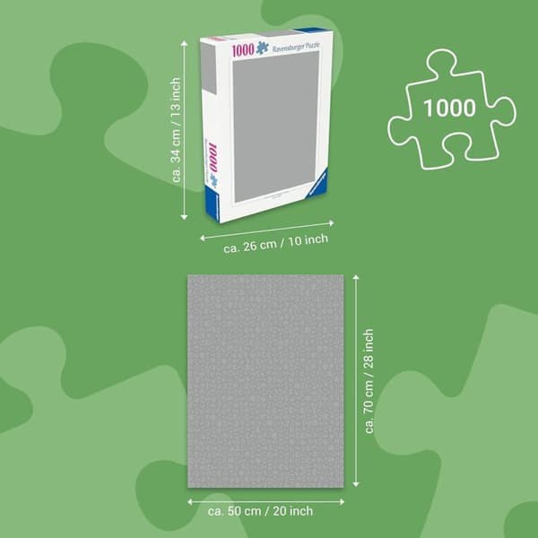 Puslespil 1000 brikker - RAVENSBURGER - Mona Lisa - Tema Malerier - Til voksne - Indendørs Vit