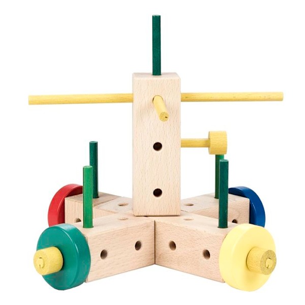 Peli rakennus 108 osaa beige