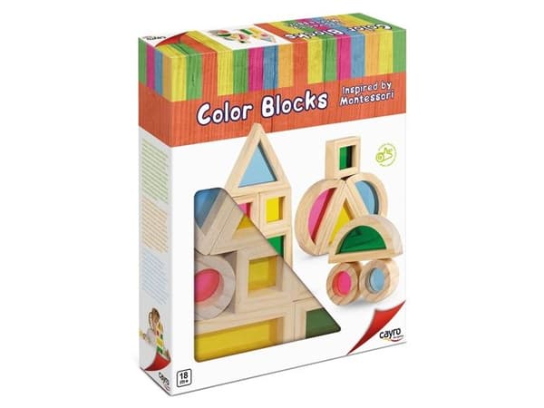 Cayro - Farvede blokke Beige