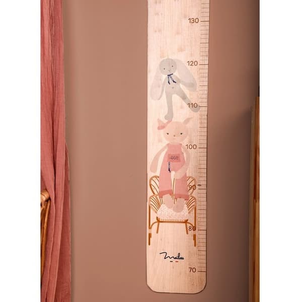 Maïlou Tradition - Træmåler Pink Mus - DOUDOU ET COMPAGNIE beige