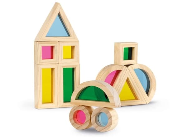Cayro - Farvede blokke Beige