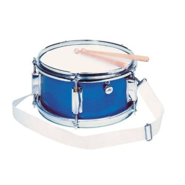 GOKI trumma - Ø28 x H14 cm - Blå - Med hjul - Från 3 år