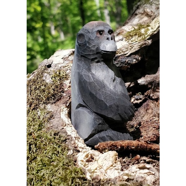 Wudimals - Puuisäiliö Gorilla - K-PLAY Svart