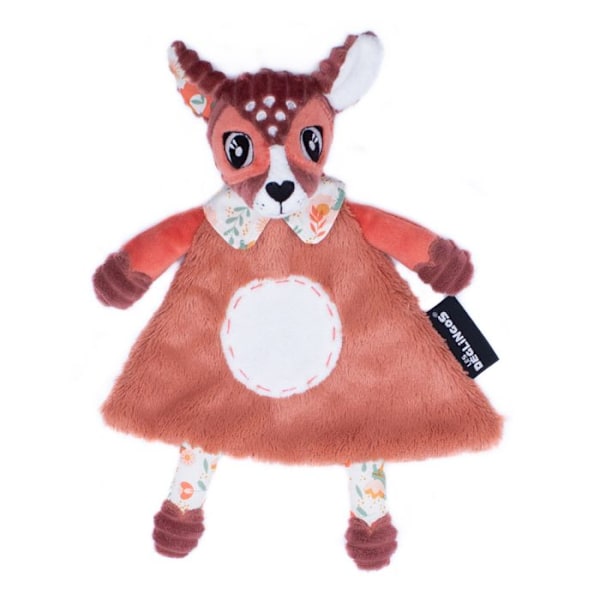 Doudou Mélimélos - LES DEGLINGOS - Fawn - Flerfärgad - 0 månader - Födelse - Rosa - Blandat Flerfärgad