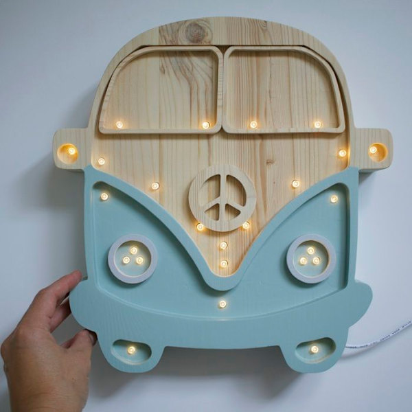 Little Lights - Blue Van Night Light Blå