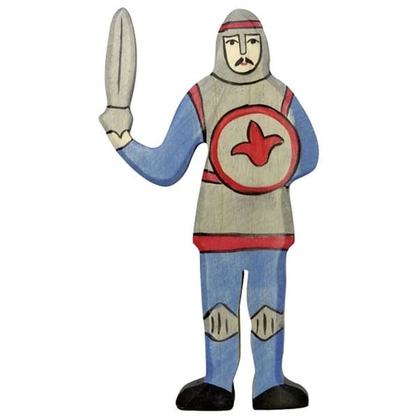 Figurine Ridder Kæmper HOLZTIGER - Blå Blå