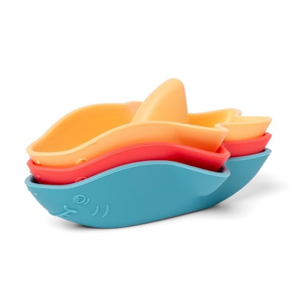 Little L - Silikoniset kylpylelut Hai - COOL KIDS PROJECT Orange