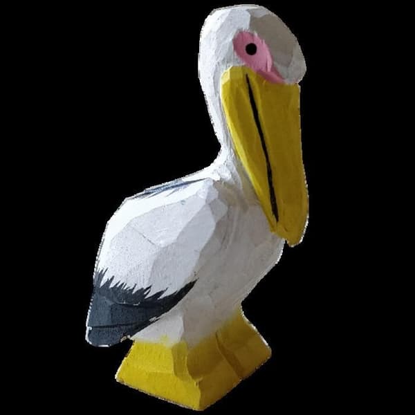Wudimals - Pelikan Figur - K-PLAY Vit
