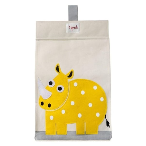 3 Sprouts - Förvaring för blöjor Rhino - ELEMENTS FOR KIDS Gul
