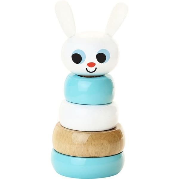 Legetøj - Staplerabbit - H 17 cm - Blå - Designet af Ingela P. Arrhenius Blå