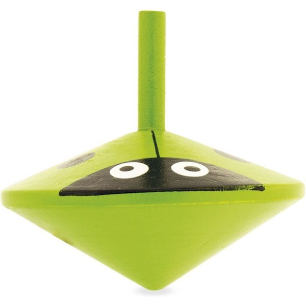 Toupie - Ulysse - Toupies coccinelle - 4 kpl - 4 väriä - Puusta Röd
