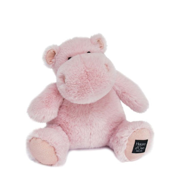 Pehmohippo 25 cm Vaaleanpunainen - HISTOIRE D'OURS - Lapsille - Monivärinen Flerfärgad