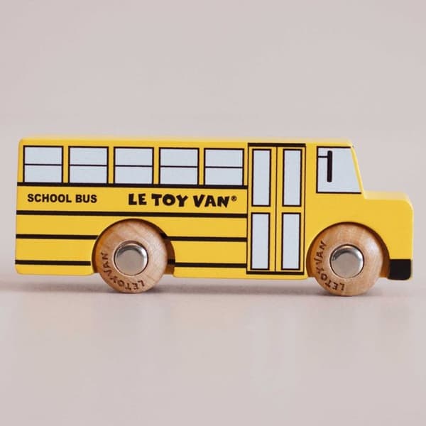 Le Toy Van - Skolebus Rufus No 47 - PETIT JOUR Gul