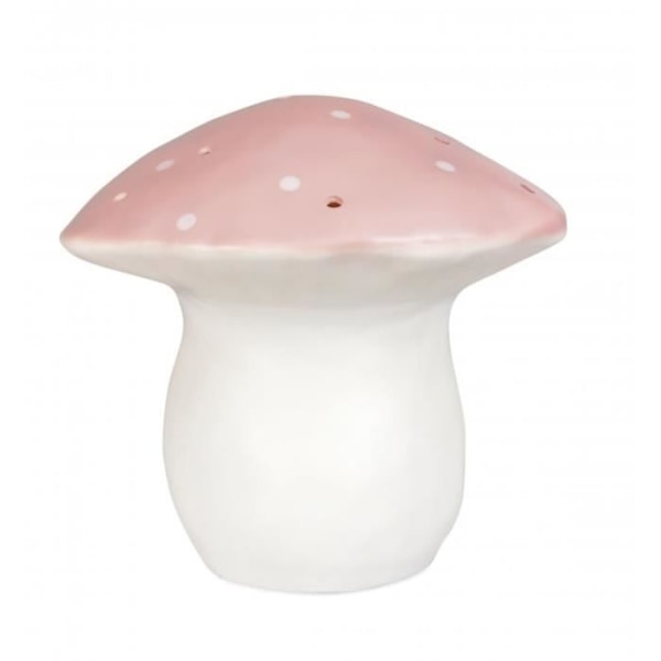 Stor svamplampa - Gammalrosa Vitt och rosa