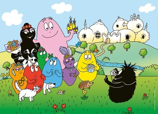 Puzzle Nathan 45 p - Barbapapa verden