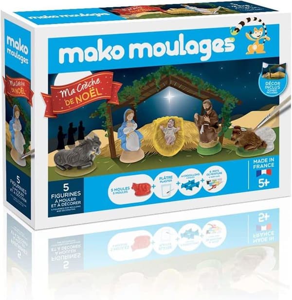 Mako støbeforme vugge - 5 forme Flerfärgad