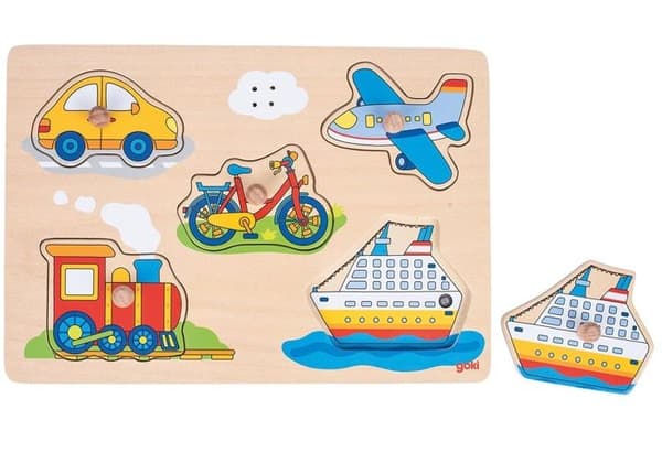 PUZZLE KULJETUSVÄLINEET Flerfärgad
