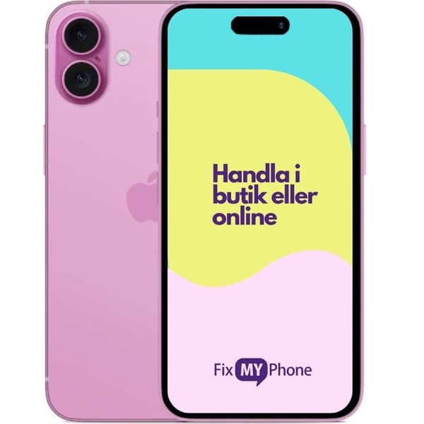 iPhone 16 Begagnad Pink 128 GB A+: Perfekt skick