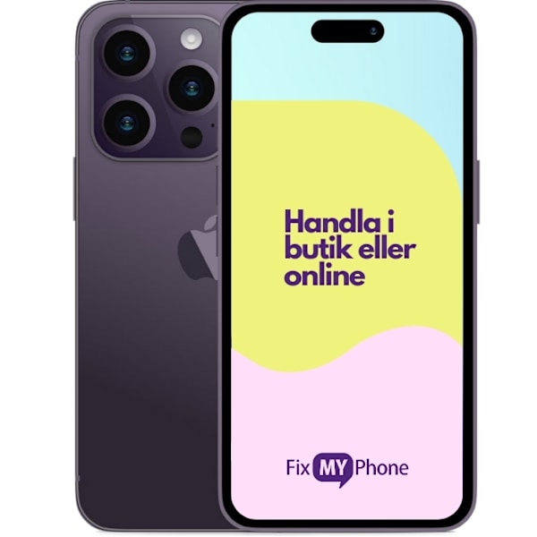 iPhone 14 Pro Käytetty Refurbished Deep Purple 128 GB C: Okej skick