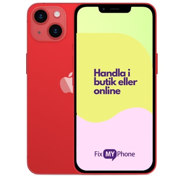iPhone 14 Brugt Refurbished Red 128 GB c: Okej skick