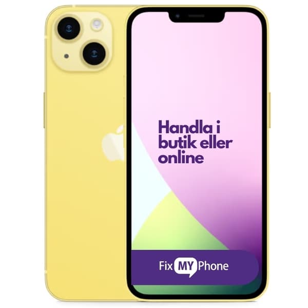 iPhone 14 Begagnad Yellow 128 GB B: Bra skick