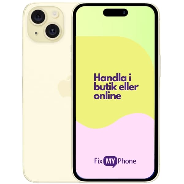iPhone 15 Brugt Refurbished Yellow 128 GB A+: Perfekt skick