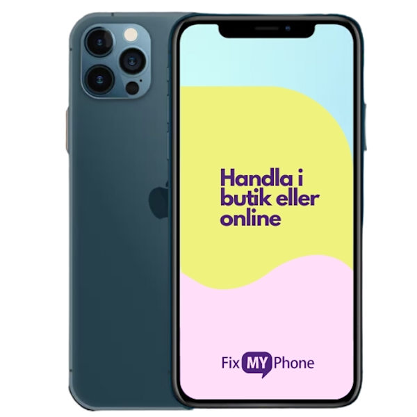 iPhone 12 Pro Max Käytetty Refurbished Blå 128 GB A: Mycket bra skick