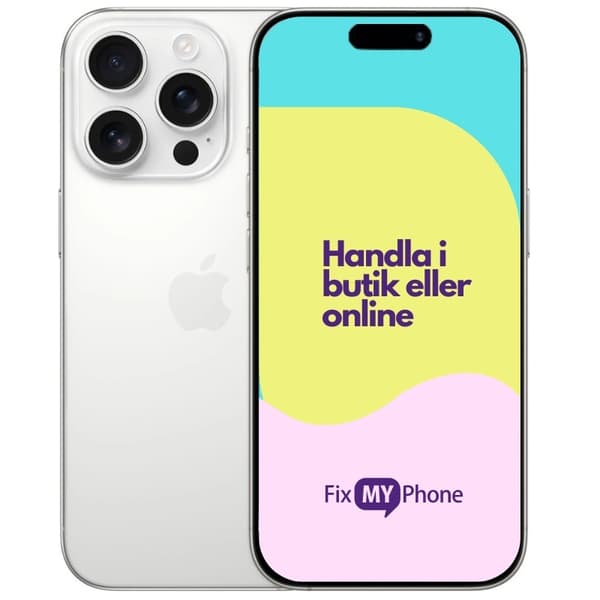 iPhone 16 Pro Max Käytetty Refurbished White 256 GB A+: Perfekt skick