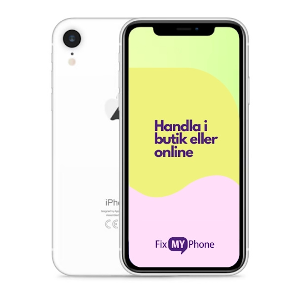 iPhone XR Brugt Refurbished Vit 64 GB A+: Perfekt skick