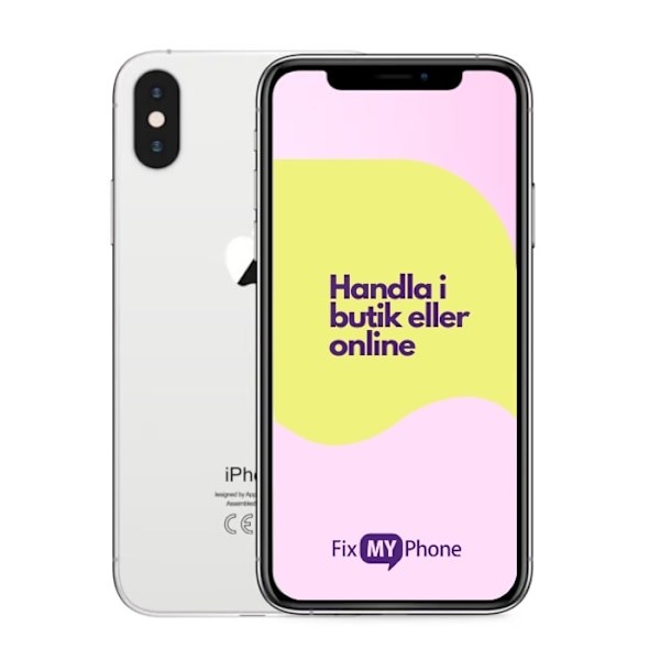 iPhone XS Käytetty Refurbished Silver 512 GB A: Mycket bra skick