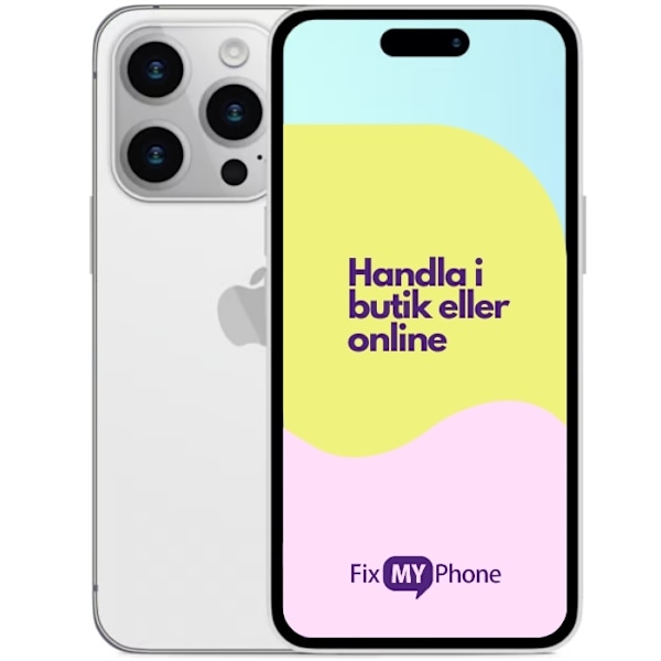 iPhone 14 Pro Max Begagnad Silver 128 GB A+: Perfekt skick