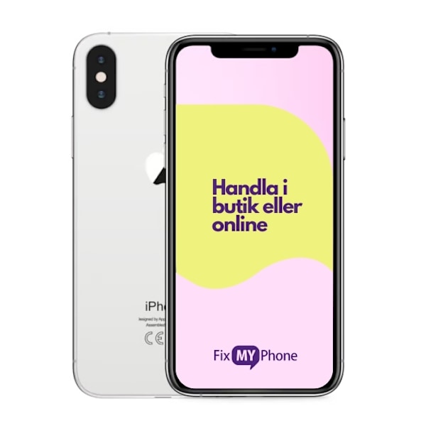 iPhone XS Max Begagnad Silver 256 GB A: Mycket bra skick