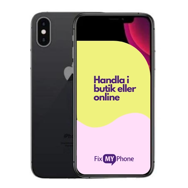 iPhone XS Käytetty Refurbished Grå 512 GB A+: Perfekt skick