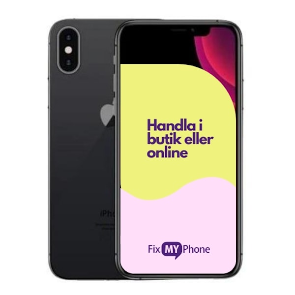 iPhone XS Käytetty Refurbished Grå 512 GB, Grå, Som ny