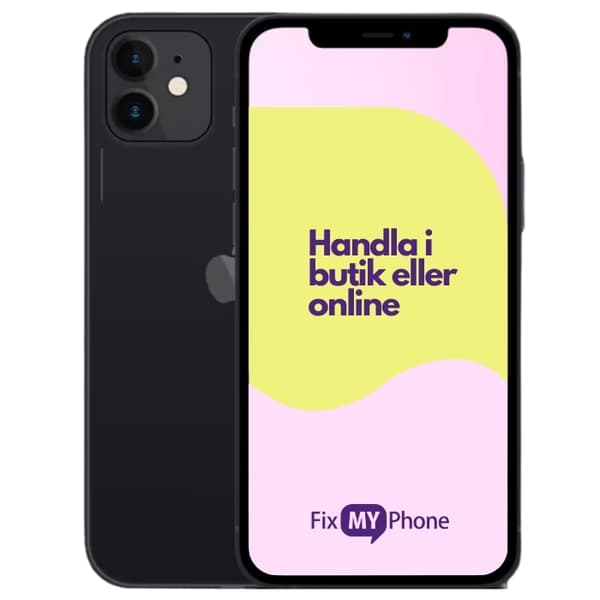 iPhone 12 Brugt Refurbished Black 64 GB B: Bra skick
