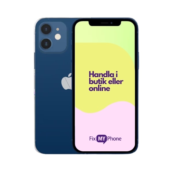 iPhone 12 Mini Brugt Refurbished Blå 64 GB B: Bra skick