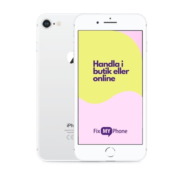 iPhone 8 Begagnad Silver 64 GB A+: Perfekt skick