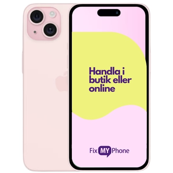 iPhone 15 Käytetty Refurbished Rosa 128 GB A: Mycket bra skick
