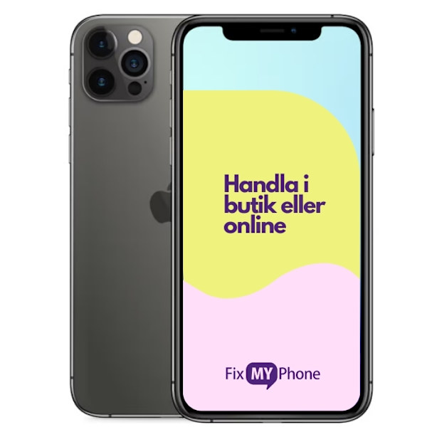 iPhone 12 Pro Käytetty Refurbished Grafit 256 GB C: Okej skick