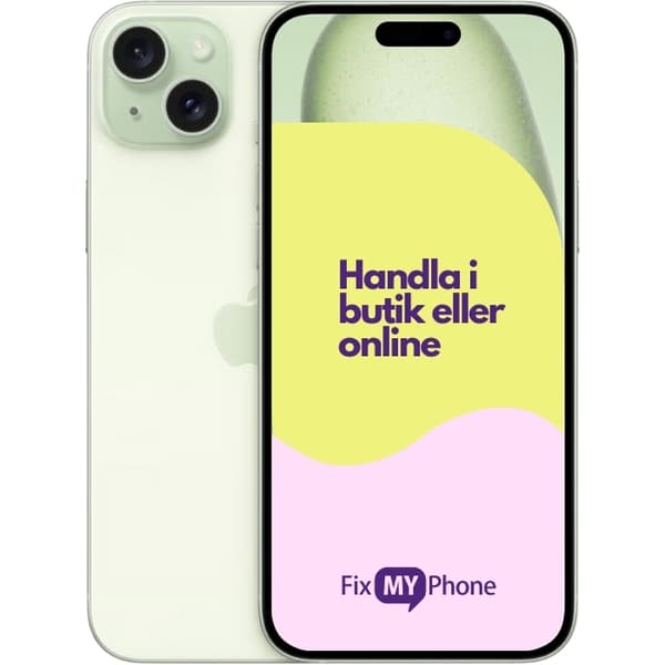 iPhone 15 Begagnad Green 128 GB A+: Perfekt skick