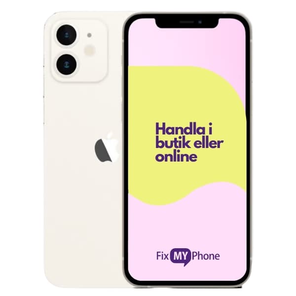iPhone 12 Begagnad White 128 GB B: Bra skick