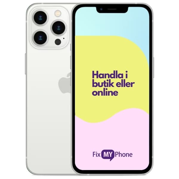 iPhone 13 Pro Begagnad Silver 128 GB B: Bra skick