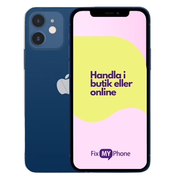 iPhone 12 Brugt Refurbished Blå 256 GB C: Okej skick